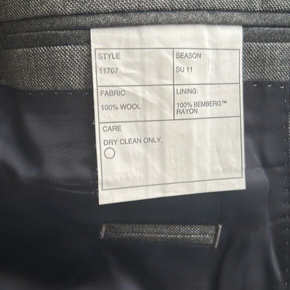 J. Crew Ludlow Slim Fit Suit Jacket in Gray, Size 40R, NWOT - Picture 11 of 12